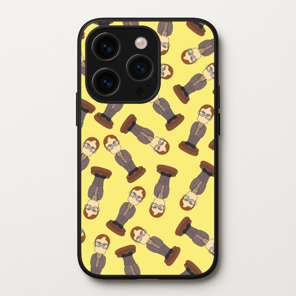 Dwight Pattern - The Office Phone Case for iPhone 15 Pro