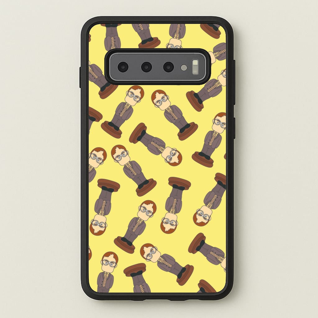 Dwight Pattern - The Office Phone Case for Galaxy S10 Plus