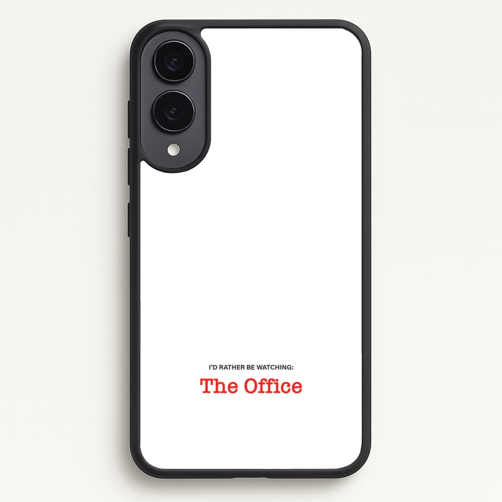 I'd Rather Be Watching The Office - The Office Phone Case for Galaxy S25 Edge