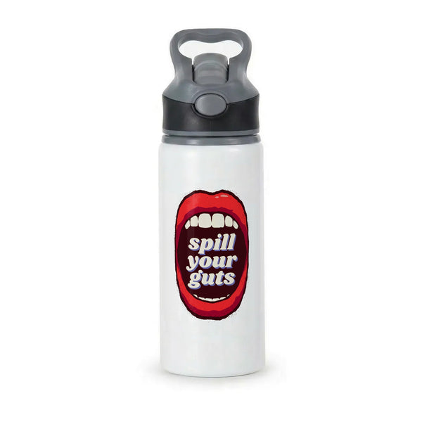 Spill Your Guts Active Water Bottle - Black