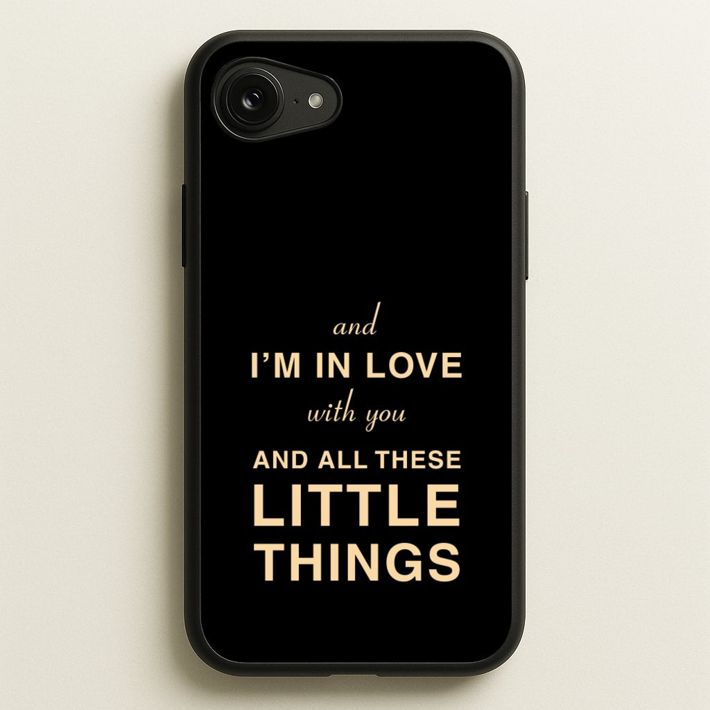Little Things - One Direction Phone Case for iPhone 16e
