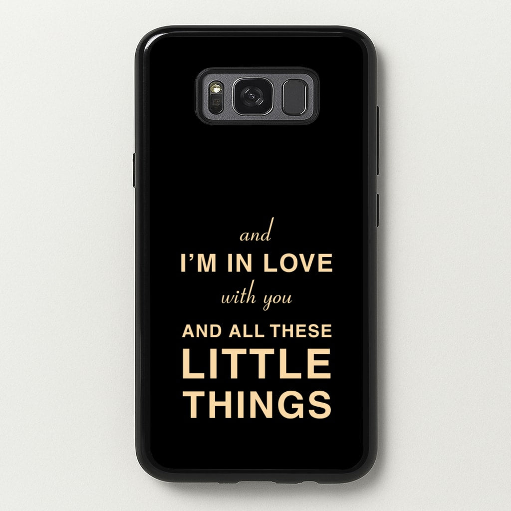 Little Things - One Direction Phone Case for Galaxy S8 Plus