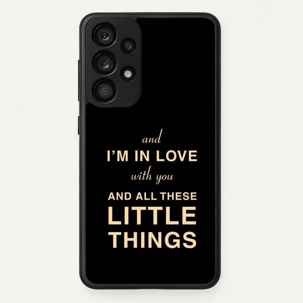 Little Things - One Direction Phone Case for Galaxy A33