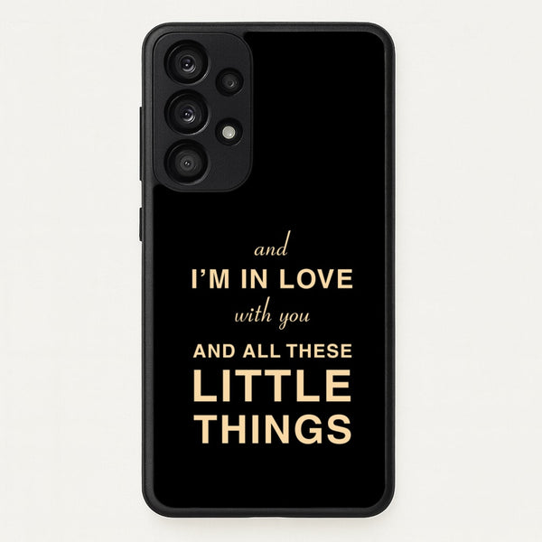 Little Things - One Direction Phone Case for Galaxy A33
