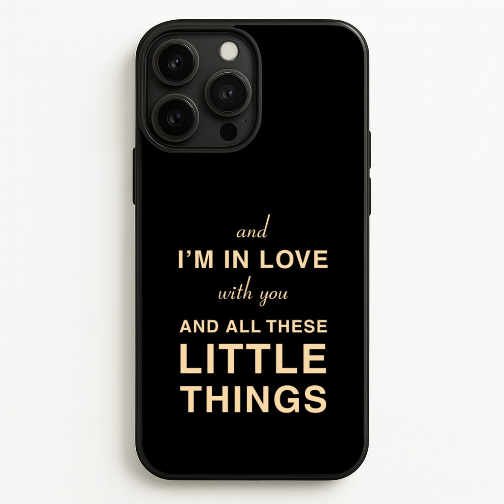 Little Things - One Direction Phone Case for iPhone 13 Pro Max