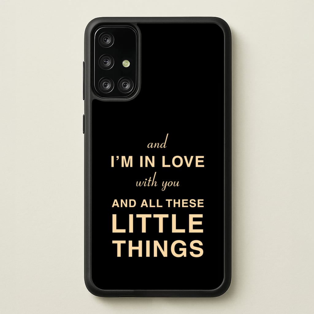 Little Things - One Direction Phone Case for Galaxy A71