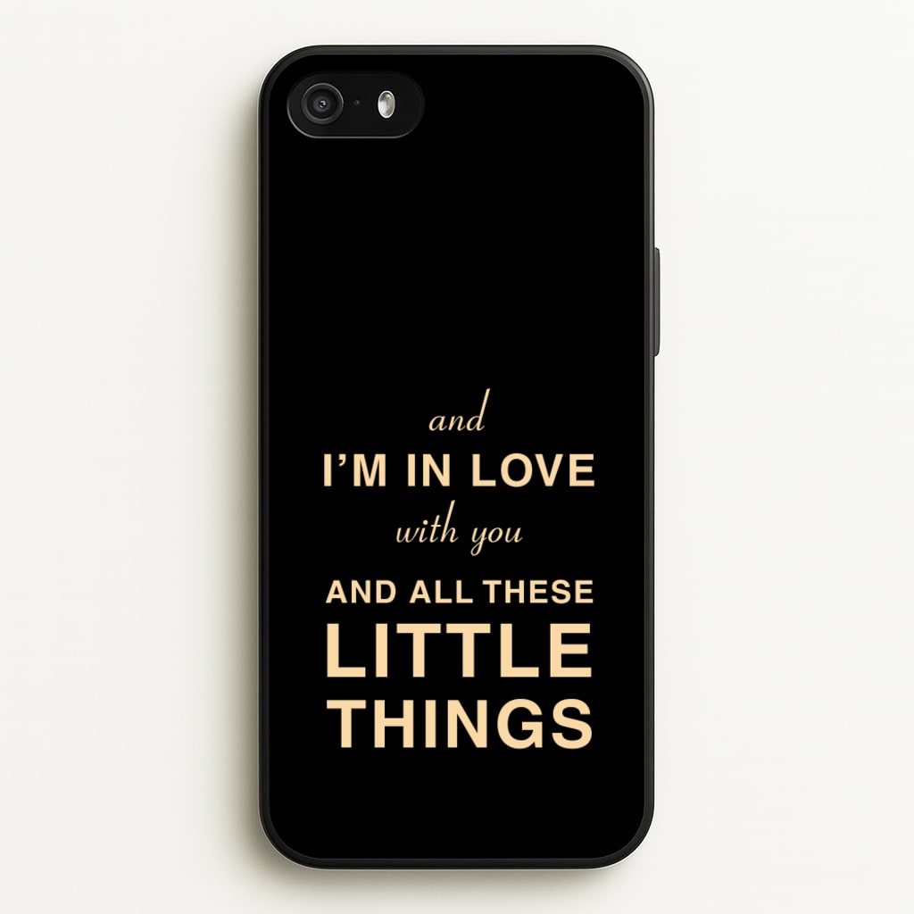 Little Things - One Direction Phone Case for iPhone 5 / 5s / SE 2016