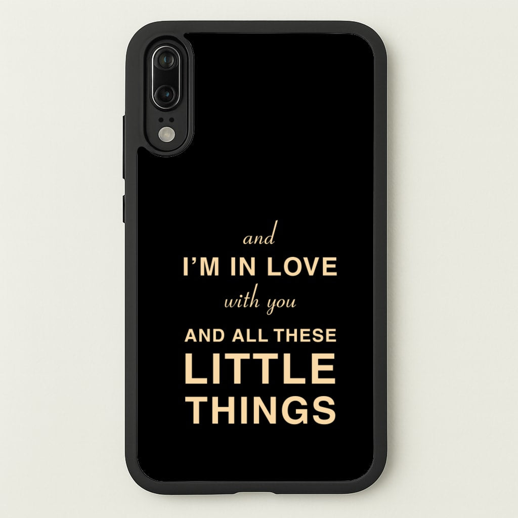 Little Things - One Direction Phone Case for Huawei P20