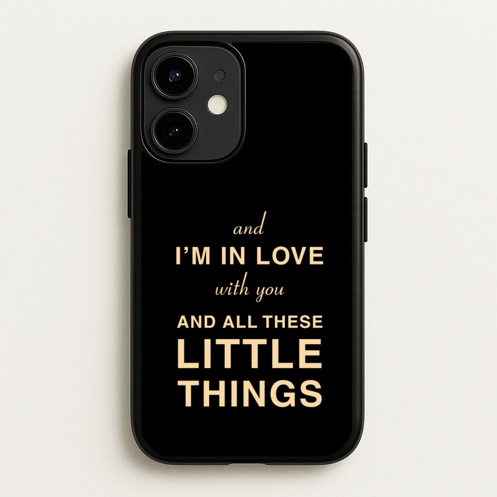 Little Things - One Direction Phone Case for iPhone 12 Mini