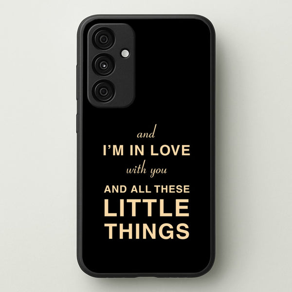 Little Things - One Direction Phone Case for Galaxy A55