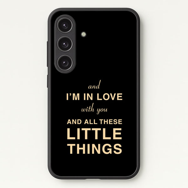 Little Things - One Direction Phone Case for Galaxy S24