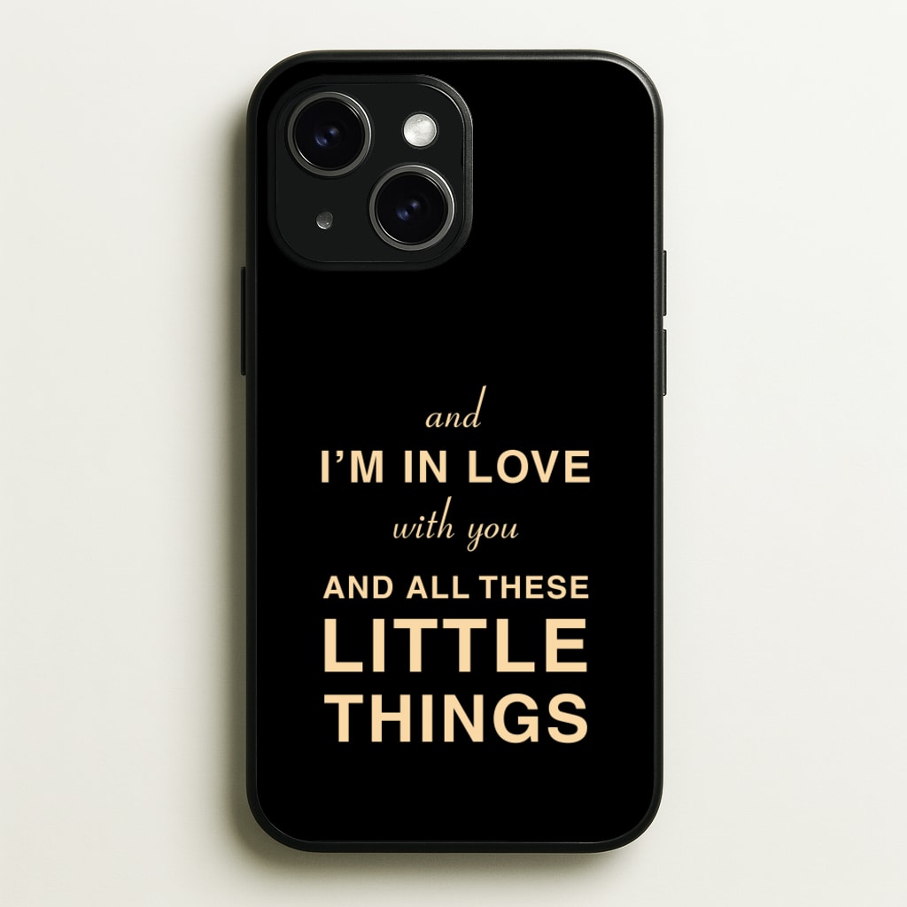Little Things - One Direction Phone Case for iPhone 14