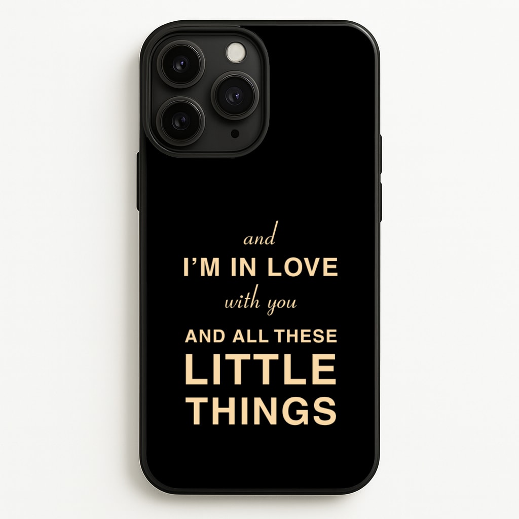 Little Things - One Direction Phone Case for iPhone 11 Pro