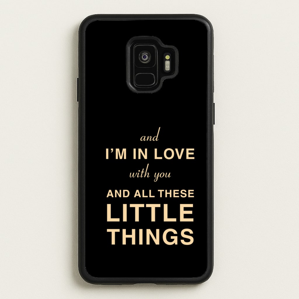 Little Things - One Direction Phone Case for Galaxy S9