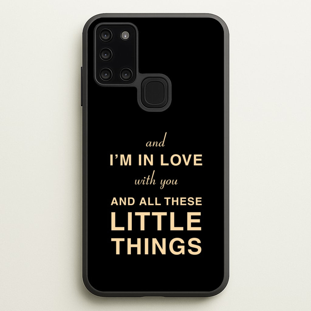Little Things - One Direction Phone Case for Galaxy A21s