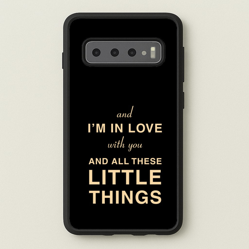 Little Things - One Direction Phone Case for Galaxy S10 Plus