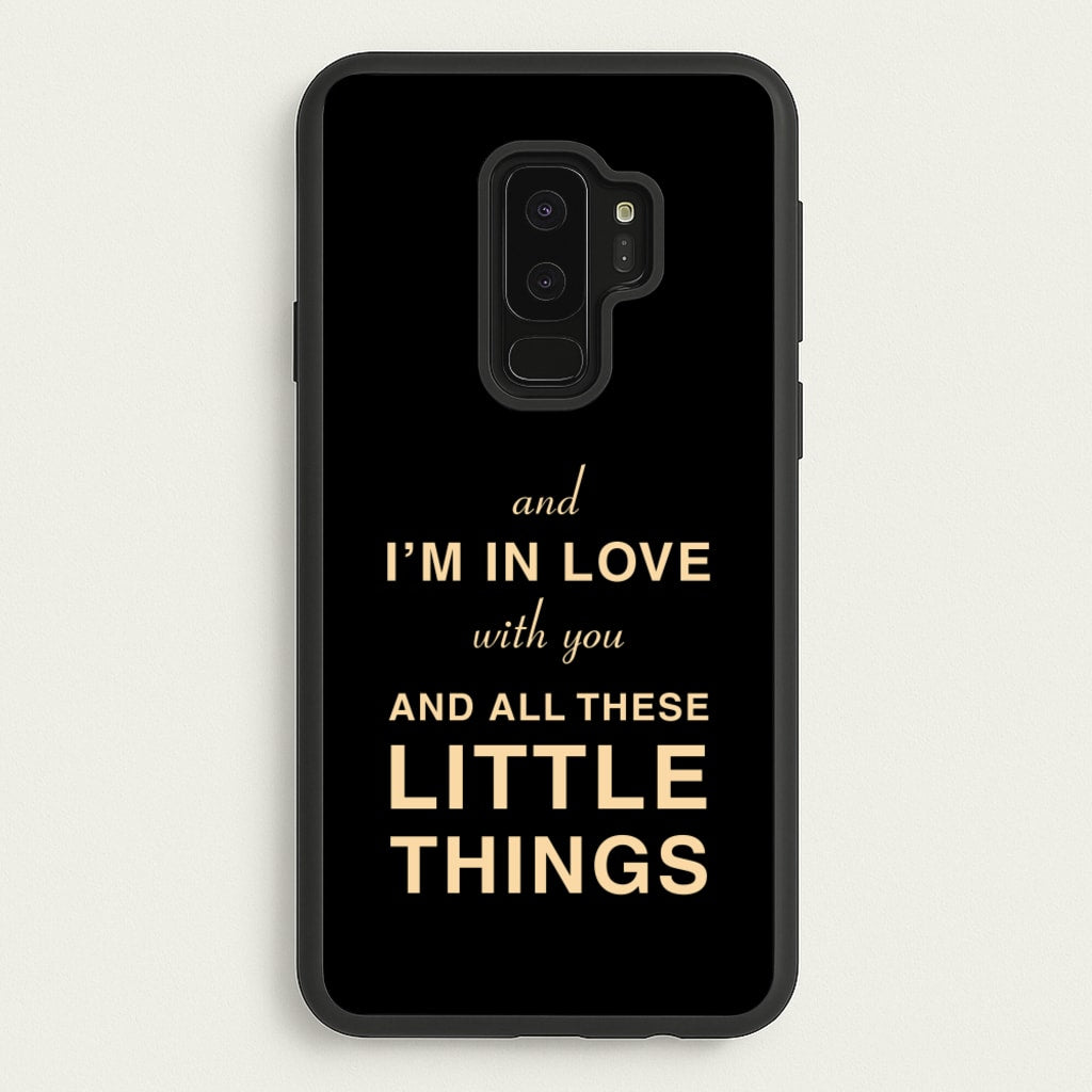 Little Things - One Direction Phone Case for Galaxy S9 Plus