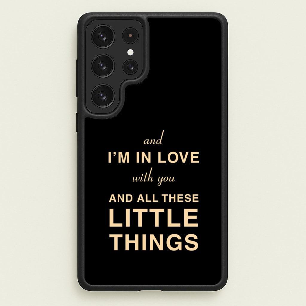 Little Things - One Direction Phone Case for Galaxy S22 Ultra