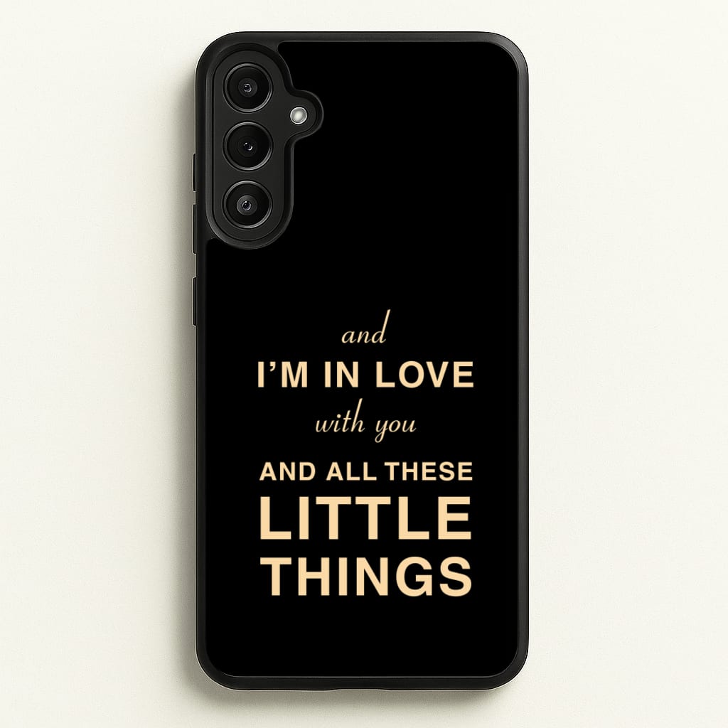 Little Things - One Direction Phone Case for Galaxy A34