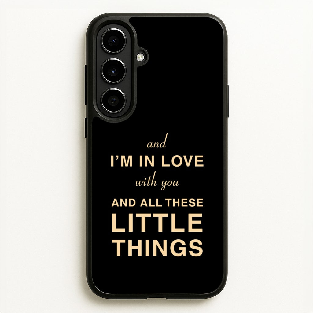 Little Things - One Direction Phone Case for Galaxy A56