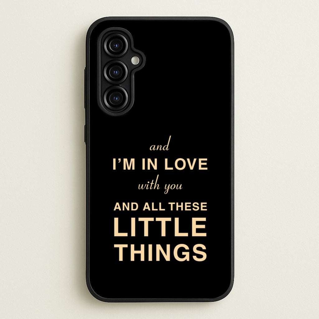 Little Things - One Direction Phone Case for Galaxy A54