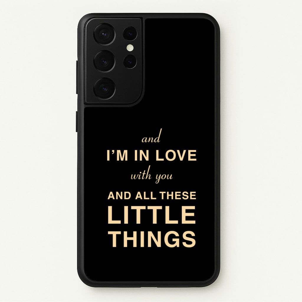 Little Things - One Direction Phone Case for Galaxy S21 Ultra