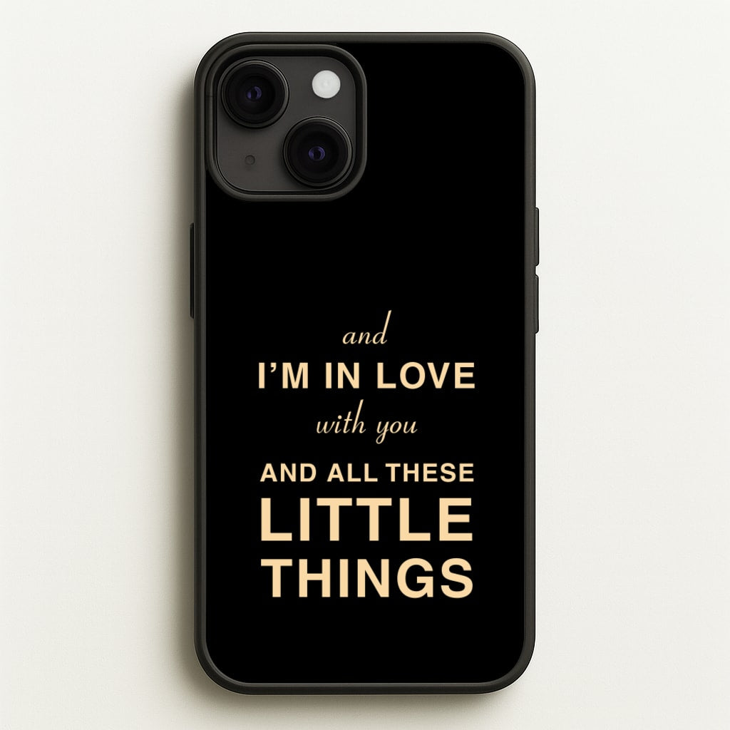Little Things - One Direction Phone Case for iPhone 13