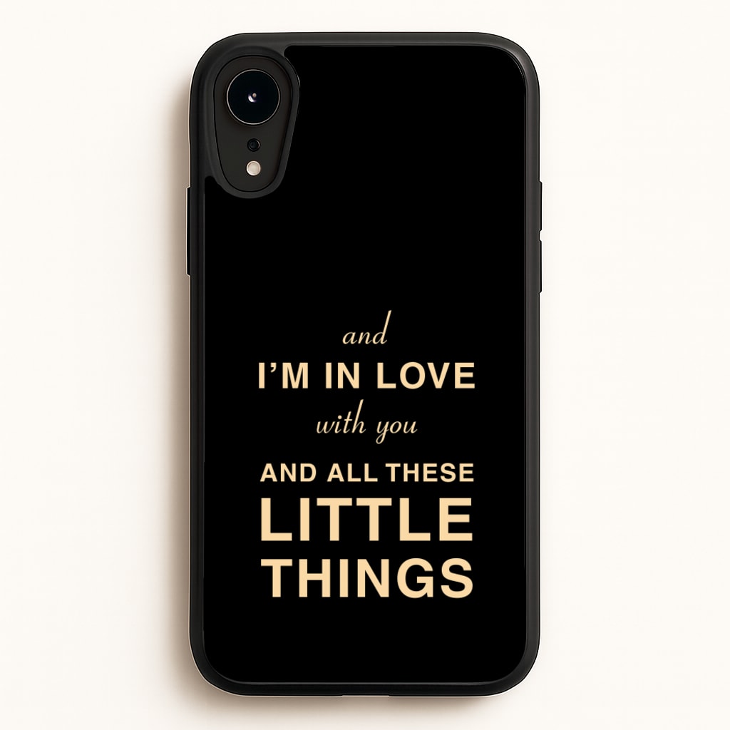 Little Things - One Direction Phone Case for iPhone XR