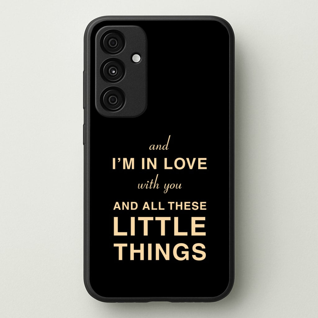 Little Things - One Direction Phone Case for Galaxy A35