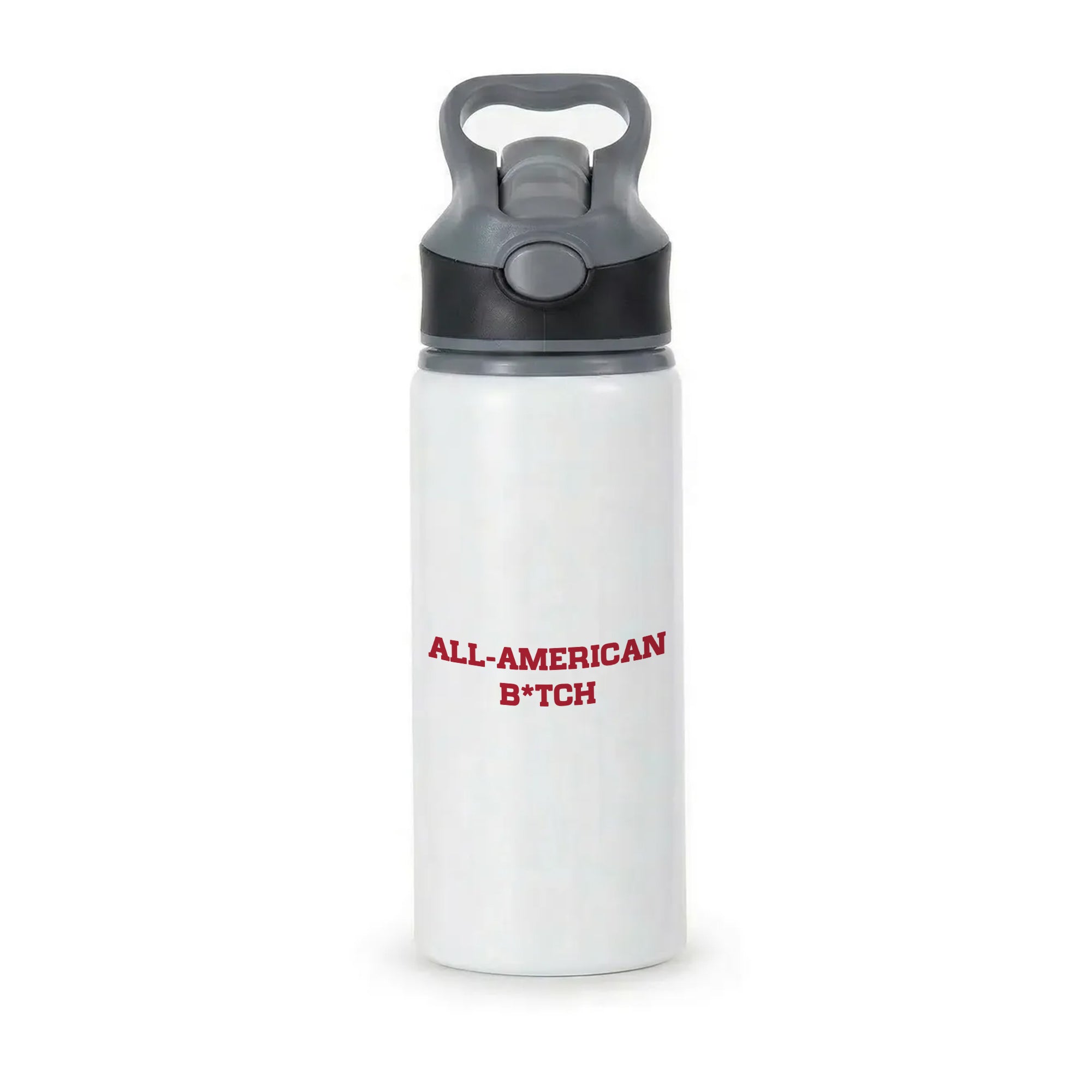 All American B*tch - Olivia Active Water Bottle - Black