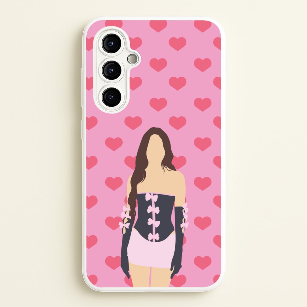 Pink Hearts - Olivia - Olivia Rodrigo Phone Case for Galaxy A54