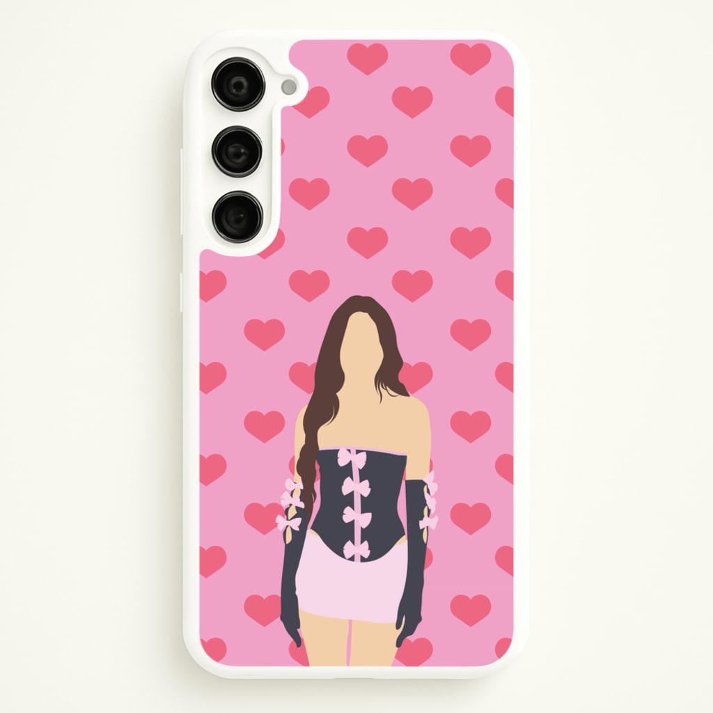 Pink Hearts - Olivia - Olivia Rodrigo Phone Case for Galaxy S23