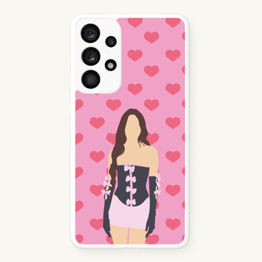 Pink Hearts - Olivia - Olivia Rodrigo Phone Case for Galaxy A53
