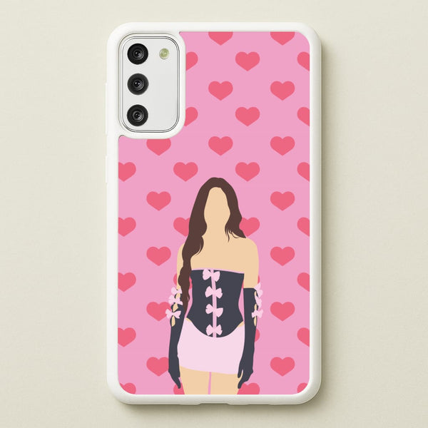 Pink Hearts - Olivia - Olivia Rodrigo Phone Case for Galaxy A41