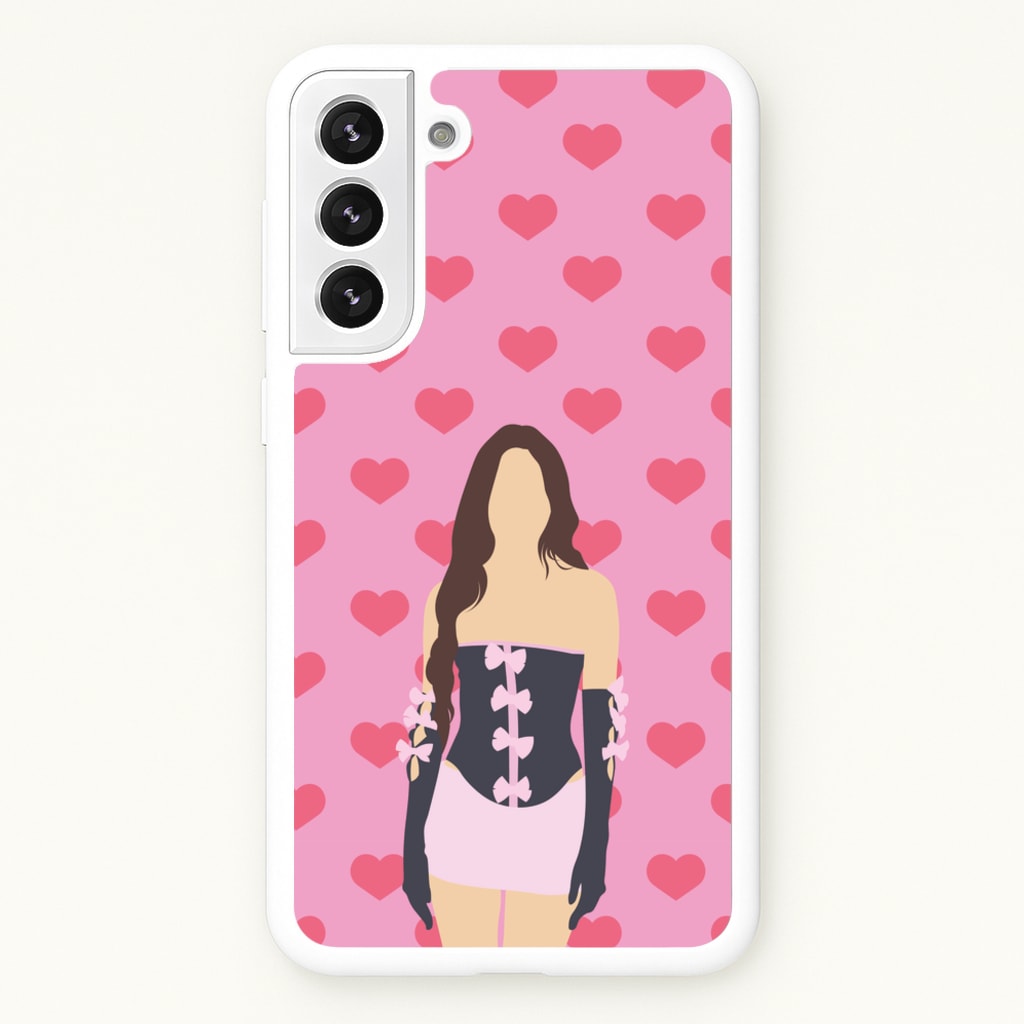 Pink Hearts - Olivia - Olivia Rodrigo Phone Case for Galaxy S21