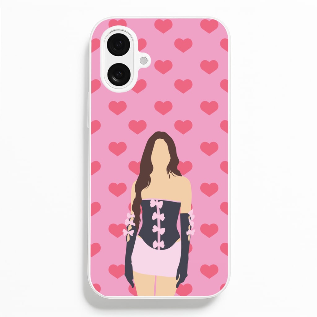 Pink Hearts - Olivia - Olivia Rodrigo Phone Case for iPhone 16 Plus