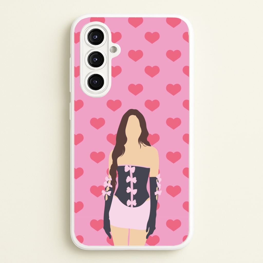 Pink Hearts - Olivia - Olivia Rodrigo Phone Case for Galaxy A16