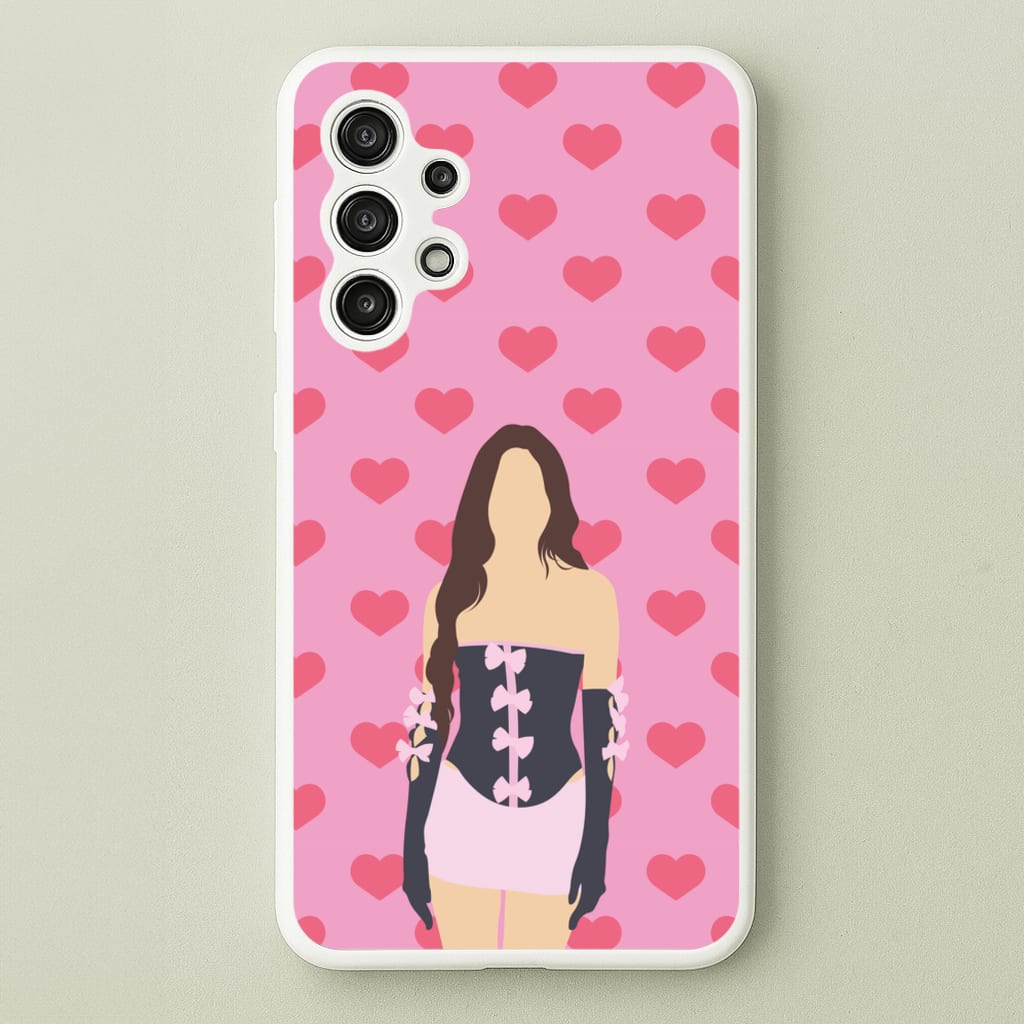 Pink Hearts - Olivia - Olivia Rodrigo Phone Case for Galaxy A13