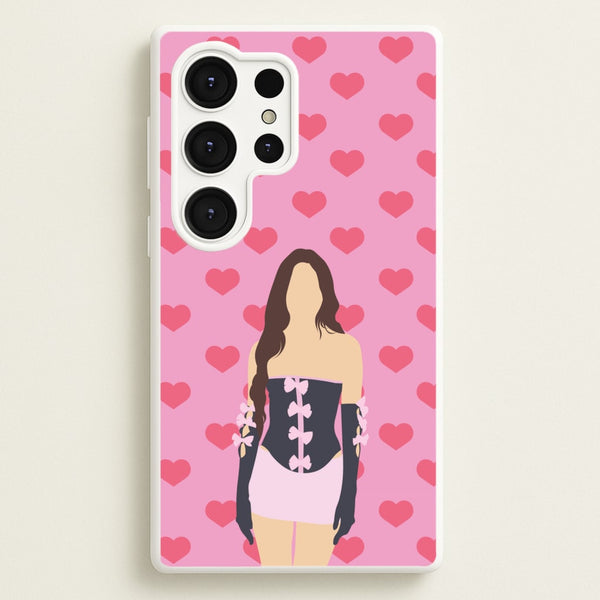 Pink Hearts - Olivia - Olivia Rodrigo Phone Case for Galaxy S25 Ultra