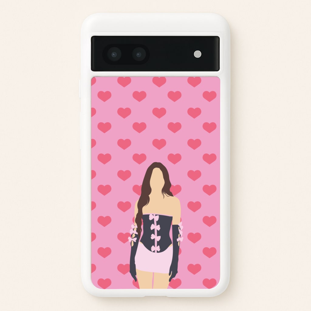 Pink Hearts - Olivia - Olivia Rodrigo Phone Case for Google Pixel 7a