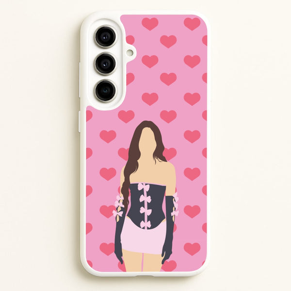 Pink Hearts - Olivia - Olivia Rodrigo Phone Case for Galaxy A56