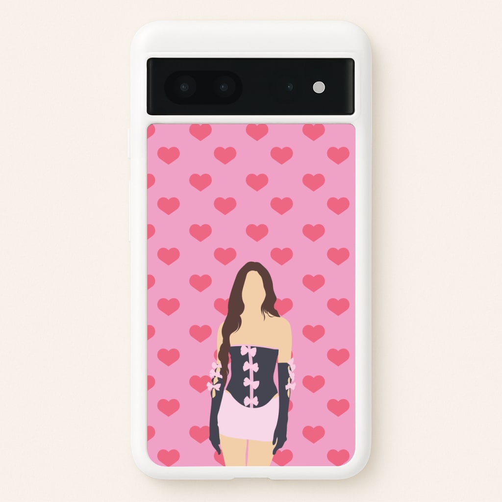 Pink Hearts - Olivia - Olivia Rodrigo Phone Case for Google Pixel 7