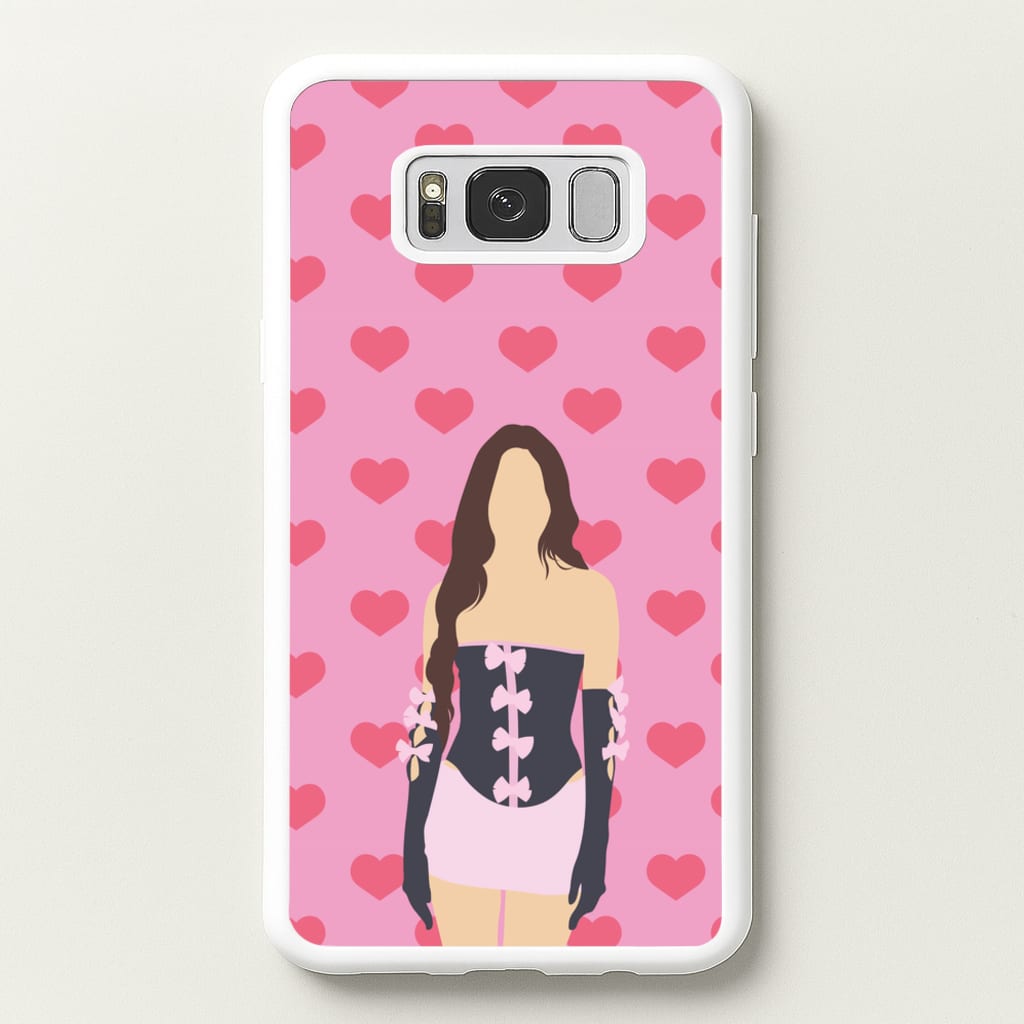 Pink Hearts - Olivia - Olivia Rodrigo Phone Case for Galaxy S8