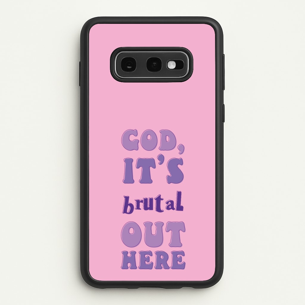 Brutal - Olivia - Olivia Rodrigo Phone Case for Galaxy S10e