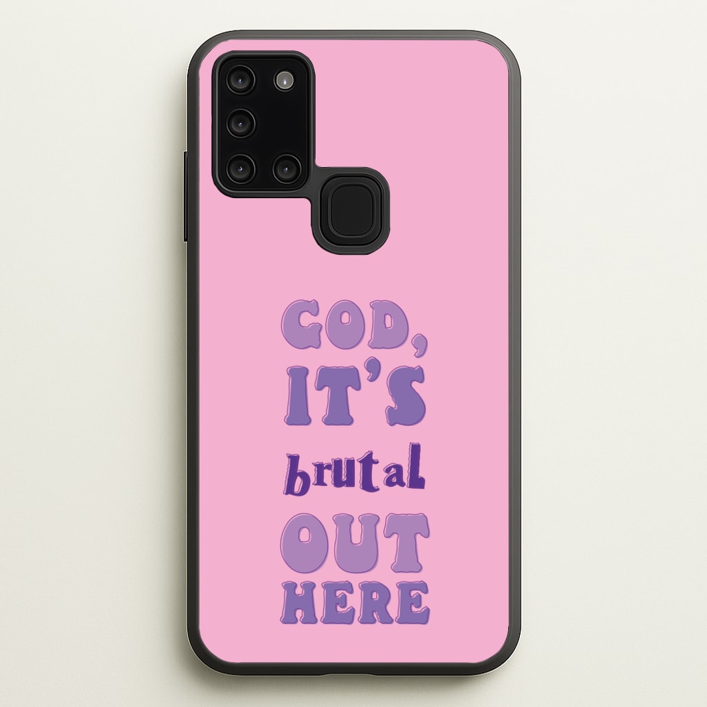 Brutal - Olivia - Olivia Rodrigo Phone Case for Galaxy A21s