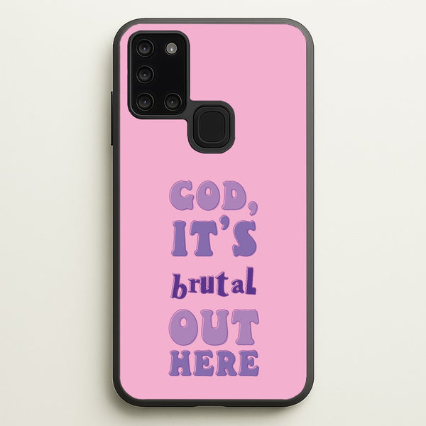 Brutal - Olivia - Olivia Rodrigo Phone Case for Galaxy A21s