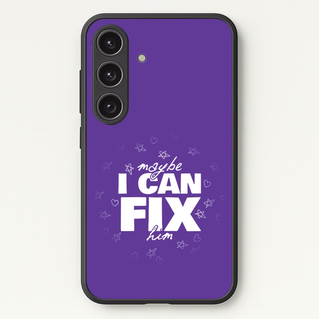 Maybe I Can Fix Him Purple - Olivia Phone Case for Galaxy S24 Plus