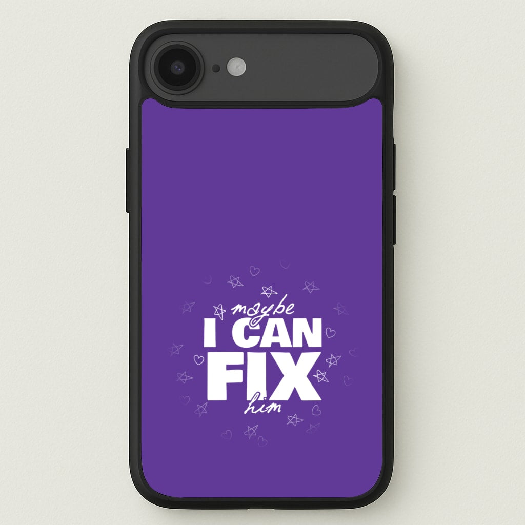 Maybe I Can Fix Him Purple Phone Case for iPhone 17 Air