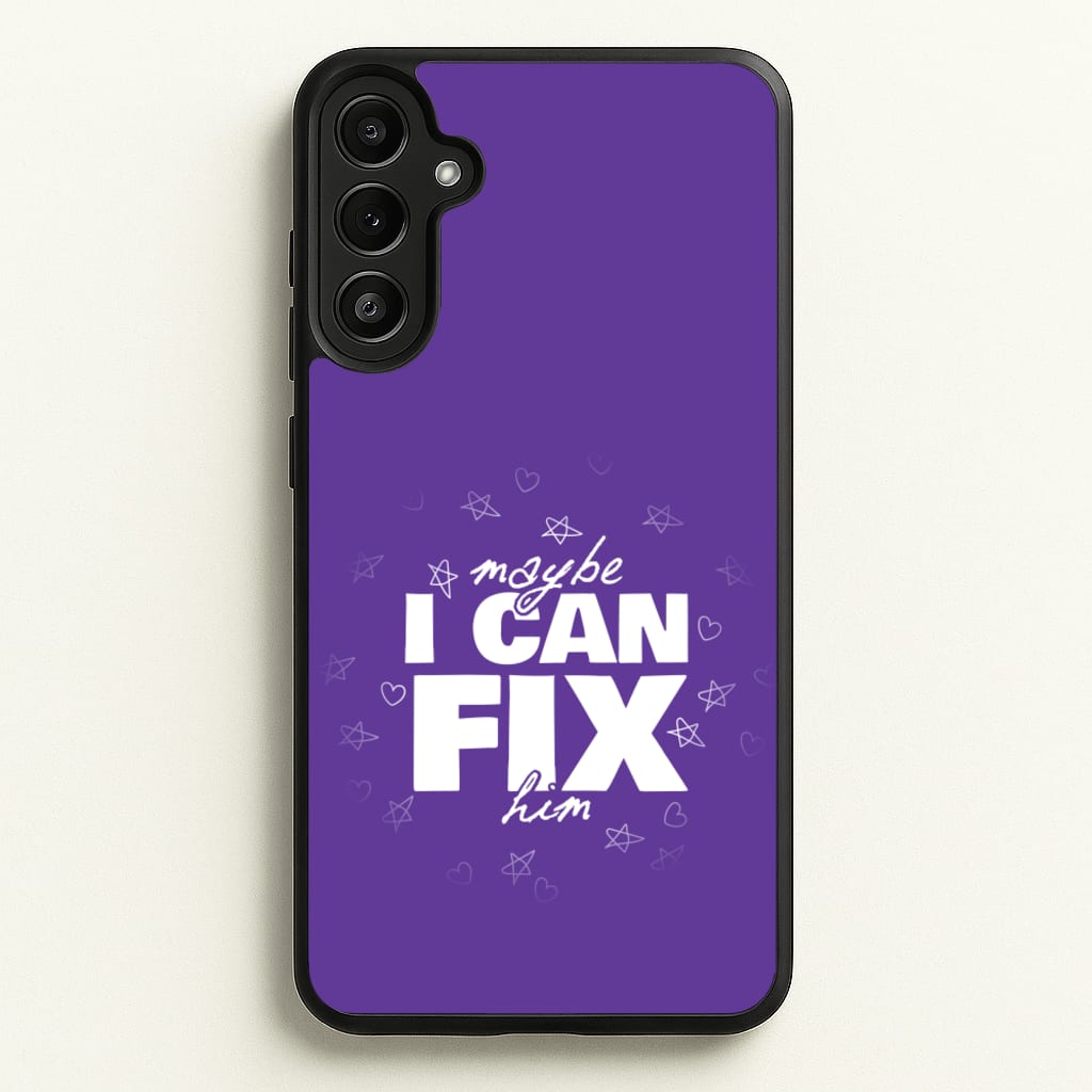 Maybe I Can Fix Him Purple - Olivia Phone Case for Galaxy A36