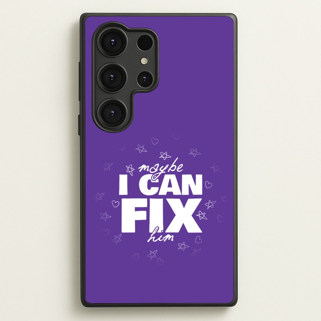 Maybe I Can Fix Him Purple - Olivia Phone Case for Galaxy S25 Ultra
